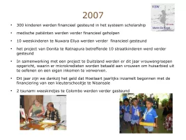 2009 presentatievzw